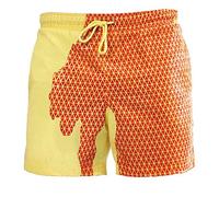 Zoloyo Short de plage pour homme qui change de couleur - Séchage rapide - Taille élastique