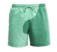 Zoloyo Short de plage pour homme qui change de couleur - Séchage rapide - Taille élastique