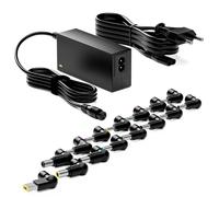 Zolt 65W Chargeur Universel PC Portable 15V 16V 18.5V 19V 19.5V 20V AC DC Adaptateur Alimentation Ordinateur Portable Compatible avec Lenovo HP ASUS Acer Dell Toshiba Samsung Sony, avec 15 Prises DC