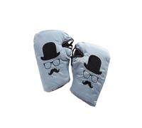 ZOLULA Manchons de Guidon pour Moto et Scooter - Imperméables, Coupe-Vent, Épais et Chauds pour l'Hiver (Couleur : Gris Moustache, Taille : M)