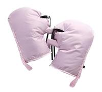 ZOLULA Manchons Vélo Guidon 1 Paire Coupe-Vent imperméable à la Pluie Hiver Garder au Chaud Guidon poignée Garde Couverture Gants for Moto Scooter vélo vélo (Color : Pink, Size : M)