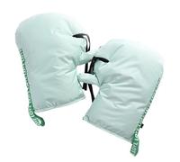 ZOLULA Manchons Vélo Guidon 1 Paire Coupe-Vent imperméable à la Pluie Hiver Garder au Chaud Guidon poignée Garde Couverture Gants for Moto Scooter vélo vélo (Color : Green, Size : M)