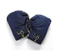 ZOLULA Manchons Vélo Guidon, Couvre-Mains, imperméables, Gants Hiver Chauds Chauffe-Vent, Gants Coupe-Vent, protège-Mains en Peluche épaisse (Color : Navy 2, Size : M)