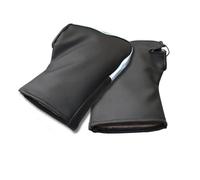 ZOLULA Manchons Vélo Guidon Gants Thermiques d'hiver for Guidon de Moto, avec Bande réfléchissante, Coupe-Vent, imperméables et Chauds, for Guidon de Moto, protège-Mains (Color : Black Large Mouth)