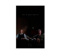 ZOLULA Mr. And Mrs. Smith - Poster de film sur toile pour décoration murale de salon, chambre à coucher, style sans cadre, 30 x 45 cm