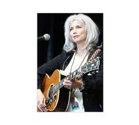 ZOLULA Poster de la chanteuse américaine Emmylou Harris sur toile - Décoration pour chambre à coucher, bureau, chambre - Cadeau - Sans cadre - 30 x 45 cm