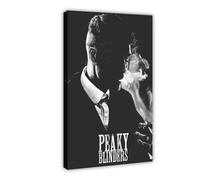 ZOLULA Poster Peaky Blinders sur toile - Décoration de chambre à coucher, paysage sportif, bureau, chambre, cadeau - 50 x 75 cm
