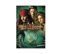 ZOLULA Poster sur toile Pirates des Caraïbes Dead Man's Chest 2006 - Décoration pour chambre à coucher, bureau, bureau - Sans cadre - 40 x 60 cm