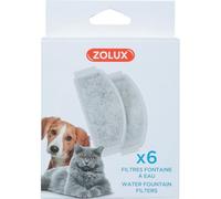 Zolux - 6 Filtres de Rechange pour la Fontaine 2 litres et Calypso