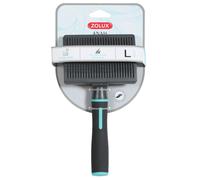 Brosse SLICKER retractable taille L pour chiens - zolux