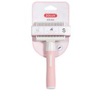 Zolux Anah Slicker Brush Retractable Pink / White