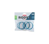 ZOLUX-Anneau de connexion x 4 Rody 3 bleu diamètre 6 cm