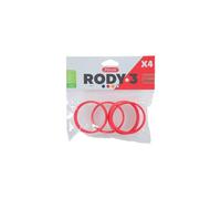 ZOLUX-Anneau de connexion x 4 Rody 3 grenadine diamètre 6 cm