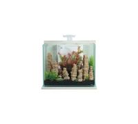 ZOLUX-Aquarium avec éclairage et chauffage Idro 50 cérusé blanc - 50 L