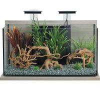 Zolux Aquarium Idro 60 Gris - Kit Complet avec Pompe, Chauffage, Filtre et éclairage