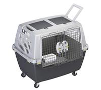 Zolux - Boîte de Transport pour Chien Gris 80 x 58 x 62 cm