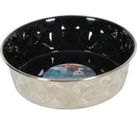 ZOLUX Bol en acier inoxydable - Diamant - 2,6L - Noir - 475537NOI