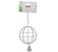 ZOLUX - Boule de foin grise en métal à suspendre - 10 cm de diamètre
