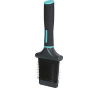 ZOLUX-Brosse pour chien double flexible coloris noir Zolux ANAH - Taille M