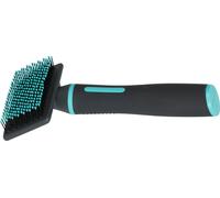 Brosse SLICKER à picot doux taille L pour chiens.