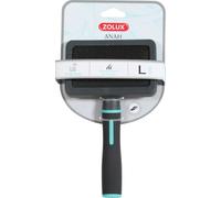 Zolux-Brosse Slicker Taille L, 12 x 8 cm, Longueur 20.3 cm. Gamme ANAH pour chien-ZO-470802