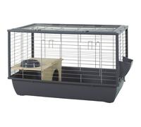 ZOLUX Cage grillagée cochon d'inde et rongeur Néolife - 80 x 52,5 x 48 cm - Gris