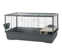 ZOLUX Cage grillagée lapin et rongeur 1 étage 101.5 x 54 x 51 cm - Néolife Connect - Gris