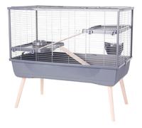 Cage grillagée lapin et rongeur sur pieds NeoLife 100 L - Zolux Gris