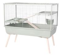 ZOLUX Cage grillagée lapin et rongeur sur pieds 2 étages - L. 99 x l. 54 x H. 92 cm - NeoLife - Zolux Vert