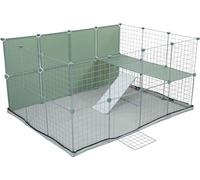 Zolux Enclos modulable Neo Park – Parc pour petits animaux (lapins) 140×105×70 cm 1,84 m²