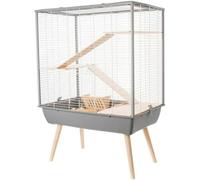 Zolux Cage Neo Cosy Grand Rongeur L 77.5 X P 47.5 X H 109 Cm Grise