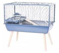 Zolux Cage rongeur surélevée Néolife pour hamster 78 x 48 x 75 cm Bleu