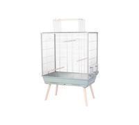 Zolux Cage grillagée Néolife 80 surélevée pour perruche, calopsitte, canari 81 x 48 x 130 cm Vert