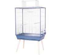 ZOLUX-Cage pour oiseaux coloris bleu Zolux Neo 2 Jili XL - 81 x 48 x 152 cm