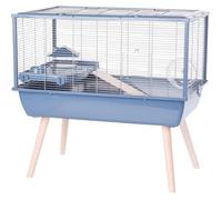 ZOLUX Cage rongeur surélevée Néolife - Pour hamster - 78 x 48 x 75 cm - Bleu