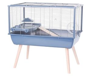 ZOLUX Cage rongeur surélevée Néolife - Pour hamster - 78 x 48 x 75 cm - Bleu