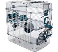 Zolux Cage Sur 2 Étages Pour Hamsters, Souris Et Gerbilles - Rody3 Duo - L 41 X P 27 X H 40,5 Cm - Bleu