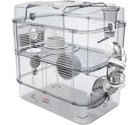 Zolux Cage Sur 2 Étages Pour Hamsters, Souris Et Gerbilles - Rody3 Duo - L 41 X P 27 X H 40,5 Cm - Blanc