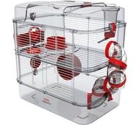 Zolux Cage Sur 2 Étages Pour Hamsters, Souris Et Gerbilles - Rody3 Duo - L 41 X P 27 X H 40,5 Cm - Grenadine