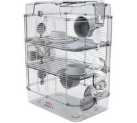 ZOLUX Cage sur 3 étages Rody3 trio - Pour hamsters, souris et gerbilles - L 41 x p 27 x h 53 cm - Blanc