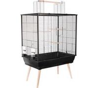 Zolux - Cage sur pieds pour oiseaux domestiques Neo Jili Noir Noir G