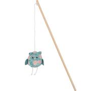ZOLUX-Canne à pêche pour chat coloris bleu feuille Zolux hibou Ethi'cat - 10 x 2,5 x 40 cm