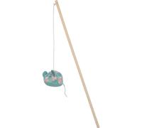 ZOLUX-Canne à pêche pour chat coloris bleu feuille Zolux souris Ethi'cat - 11,5 x 3,6 x 40 cm