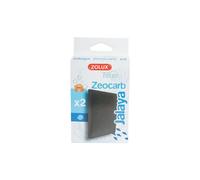 ZOLUX-Cartouche x 2 charbon + zéolithe pour filtre Jalaya 7,4x1,5x10,8 cm