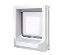 Zolux Chatière 4 Positions Magnétique pour Chat Blanc