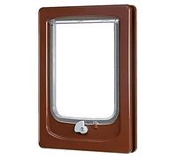 Zolux Chatière 4 Positions pour Chat Marron