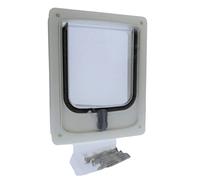 Zolux Chatière 4 Positions Tunnel pour Chat Blanc