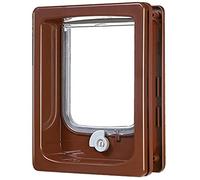 Zolux Chatière 4 Positions Tunnel pour Chat Marron