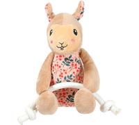 Zolux Chiquitos Lama en peluche avec corde Recyclé