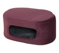 Zolux - Coussin Grotte Ovale Bordeaux Louise 55 x 32 x Hauteur 29 cm pour Chat